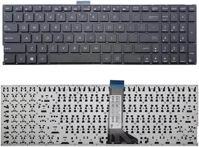 Main image of New Laptop keyboard for ASUS R506 R506L R506LD R506LN 0KNO-R9US26 0KNB0-6130US00 0KN0-R91US22 0KNB0-610MUS00 MP-13K93US-5283 US Layout Black color
