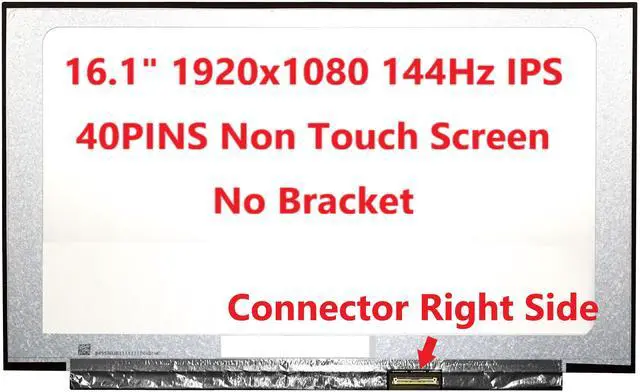 Main image of FULLCOM NW 16.1 Inches Screen Compatible with Pavilion 16-A0032DX Also fit NV161FHM-NH0 N161HCA-GA1 NV161FHM-NY1 NV161FHM-NY2 NV161FHM-NY3 Laptop Repl