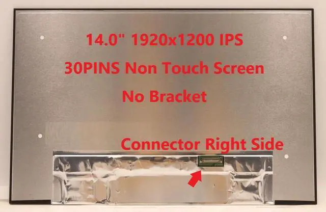 Main image of FULLCOM New LCD Replacement Screen 14.0 Inch B140UAN02.1 1920x1200 (16:10) 30 Pin Matte for Laptop/Display/Screen/LCD Application
