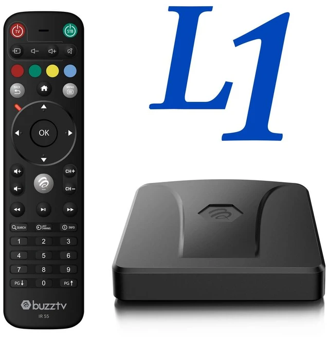 Alt view image 5 of 7 - BuzzTV L1 Linux 4K OTT TV Box | Buzz 6 Lite OS Player | 2GB RAM 8GB Storage