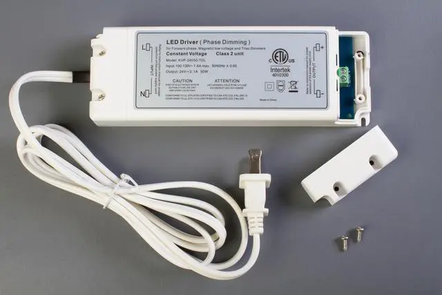 Alt view image 4 of 4 - LEDUPDATES ETL LISTED Class 2, 24v 50w 2.1A Triac Dimmable LED Strip Light Power Supply Driver | 110V AC to 24V DC Transformer Adapter | Compatible with AC Wall Lutron & Leviton Dimmer