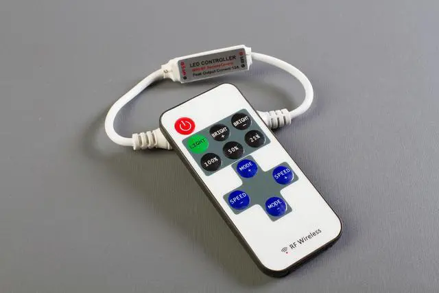 Alt view image 5 of 5 - LEDupdates Wireless Single color LED Light Dim On Off controller Switch for LED Strip Light, Puck, Module and other low voltage 5v 9v 12v 24v Applications