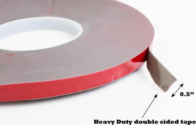 Alt view image 2 of 3 - 108FT HEAVY DUTY DOUBLE SIDED 1/2" TAPE FOR LED STRIP, MODULE AND PROJECTS