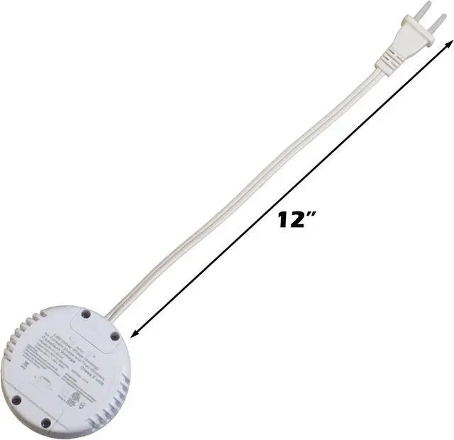Alt view image 4 of 4 - Dimmable LED Driver, 24v 30w Power Supply, Triac Round Shape 1.25A, AC 100v-130v to DC Class 2 Triac ETL Listed for LED Light Strip Module