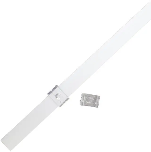 Alt view image 5 of 5 - 6 Pack U ALUMINUM CHANNEL WITH COVER AND MOUNTING CLIPS FOR LED STRIP LIGHT FIT 6MM TO 10MM