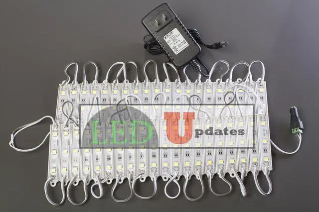 Alt view image 2 of 7 - 20FT STOREFRONT WHITE LED LIGHT 5050 WITH UL LISTED 12V POWER SUPPLY