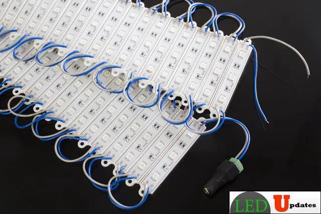 Alt view image 3 of 7 - 20ft Blue Storefront LED Light 5050 with UL listed 12v Power supply