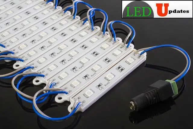Alt view image 6 of 7 - 20ft Blue Storefront LED Light 5050 with UL listed 12v Power supply