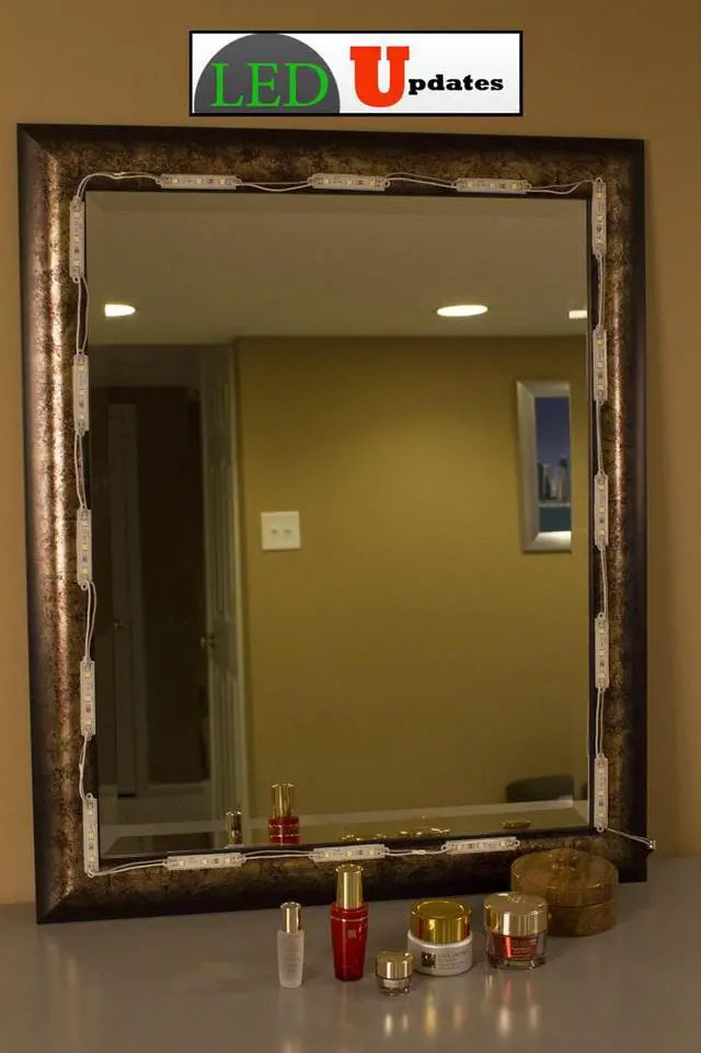 Alt view image 3 of 6 - Makeup LED light for make up vanity mirror with Dimmer and UL 12v power