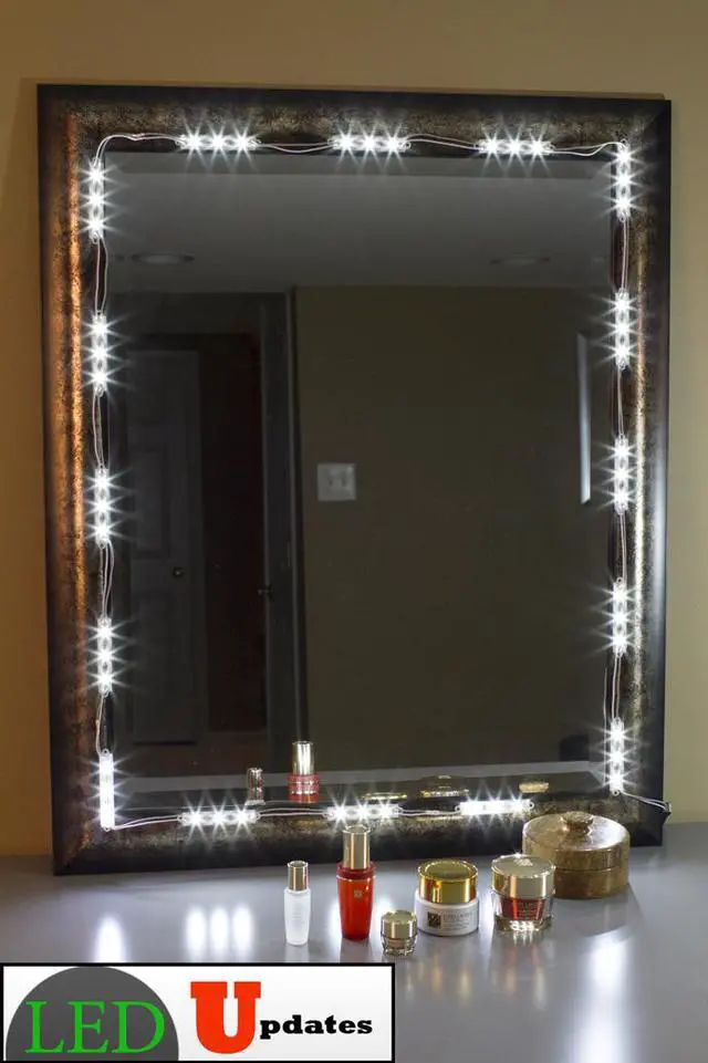 Alt view image 4 of 6 - Makeup LED light for make up vanity mirror with Dimmer and UL 12v power