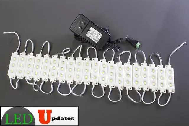 Alt view image 4 of 7 - Makeup mirror LED light Warm white for make up vanity application with Dimmer & UL 12v power supply