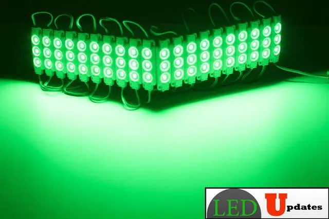 Alt view image 3 of 7 - 20ft Storefront Green LED Light with UL listed 12v 3A power supply
