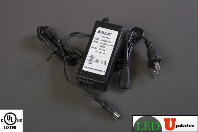 Alt view image 6 of 7 - 20ft Storefront Green LED Light with UL listed 12v 3A power supply