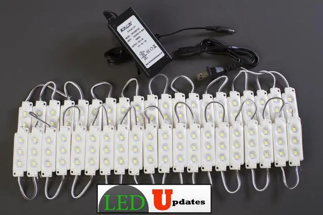 Alt view image 3 of 7 - 20ft Super bright Storefront White LED Light 5630 with UL listed 12v 3A power supply