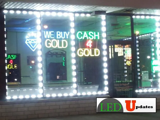 Main image of 20ft Super bright Storefront White LED Light 5630 with UL listed 12v 3A power supply