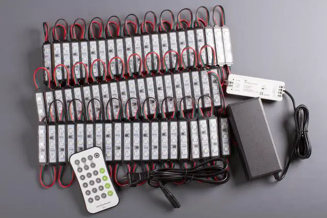 Alt view image 2 of 6 - 30ft CHASE EFFECT Storefront LED Light MULTI-COLOR 5050 MAGIC DREAM SERIES MODULE