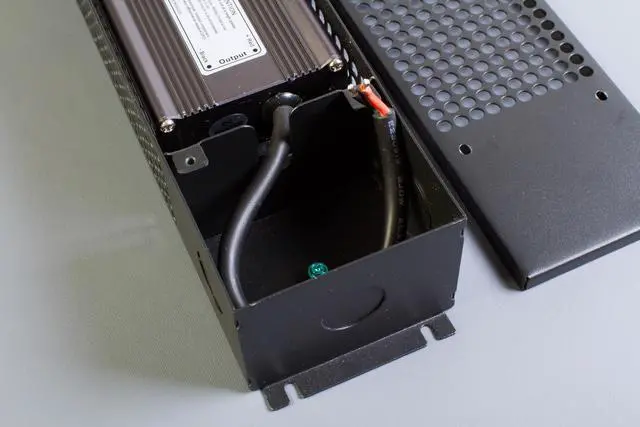 Alt view image 7 of 7 - LEDUPDATES 24v LED Light Triac Dimmable Power Supply 5A 120W driver with junction case for Standard Wall AC Dimmers ETL LISTED