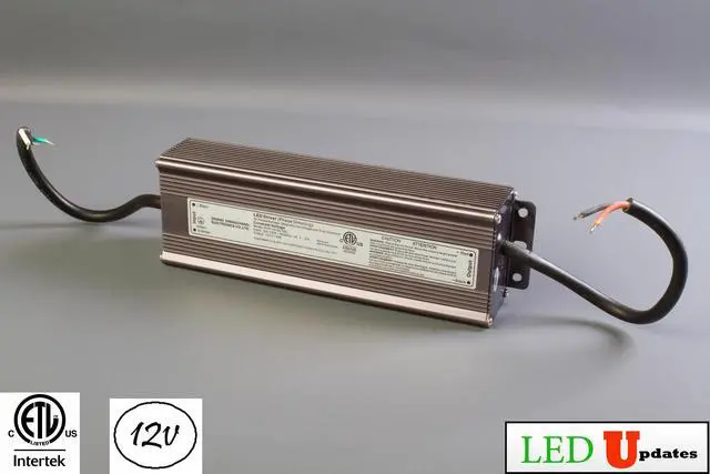Alt view image 3 of 7 - ETL LISTED 12V 10A 120W TRIAC DIMMABLE POWER SUPPLY LED Driver for LED Light Strip light, Module, and other applications