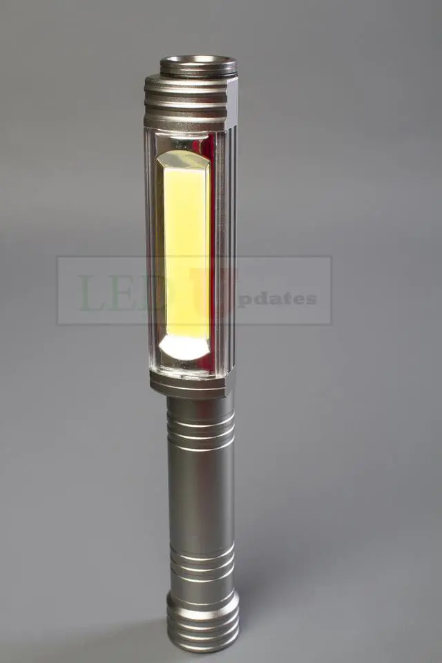Alt view image 4 of 4 - BRIGHT MAGNETIC PEN LED FLASH LIGHT WITH RED WARNING LIGHT