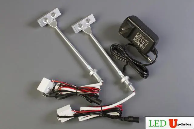 Alt view image 3 of 7 - Set of 2pcs JEWELRY LED POLE LIGHT MODEL FY-37 6000K