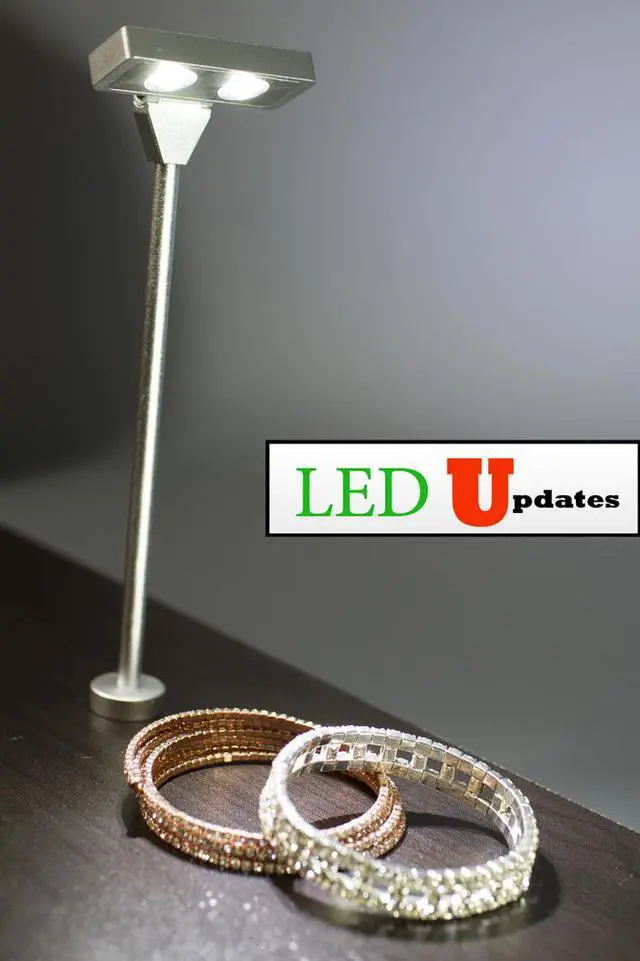 Alt view image 5 of 7 - Set of 2pcs JEWELRY LED POLE LIGHT MODEL FY-37 6000K