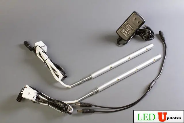Alt view image 5 of 7 - Set of 2 LED JEWELRY POLE LIGHT FY-34M 8 INCHES 4000K