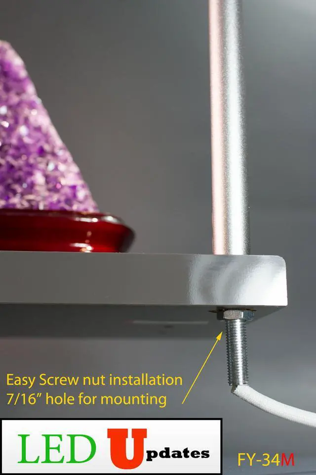 Alt view image 6 of 7 - Set of 2 LED JEWELRY POLE LIGHT FY-34M 8 INCHES 4000K