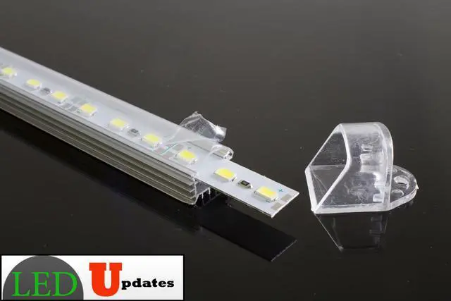 Alt view image 5 of 5 - 20" Under Cabinet LED Light 6000K pure White for showcase and Kitchen counter with UL power supply