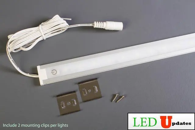 Alt view image 4 of 4 - UNDER CABINET LED LIGHT U3014 SERIES WITH TOUCH ON/OFF DIM SWITCH (PURE WHITE)