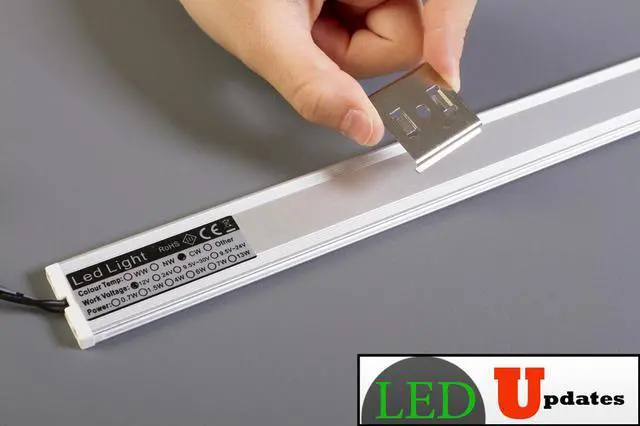 Alt view image 3 of 4 - UNDER CABINET LED LIGHT U3014 SERIES WITH TOUCH ON/OFF DIM SWITCH (PURE WHITE)