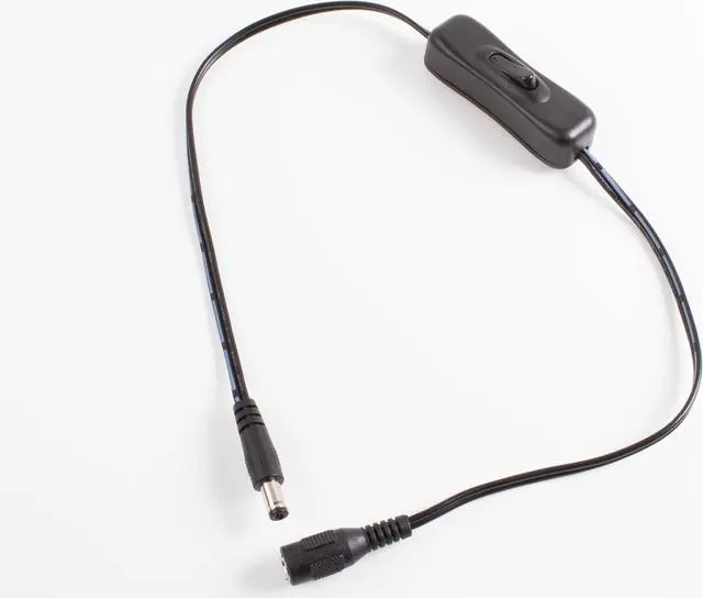 Alt view image 3 of 4 - LEDUPDATES DC Inline on off Switch, DC Jack Switch, Rocker Switch, Toggle Switch for LED Light, CCTV & Low Voltage DC Plug connection with Heavy Duty 18AWG Gauge inline cable for Power Supply Driver