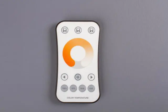 Alt view image 2 of 4 - LEDUPDATES Dual Color Controller with remote for Dual Color Temperature LED Strip Light 2700K to 6500K Warm White to Cool White 12v 24v CCT Controller