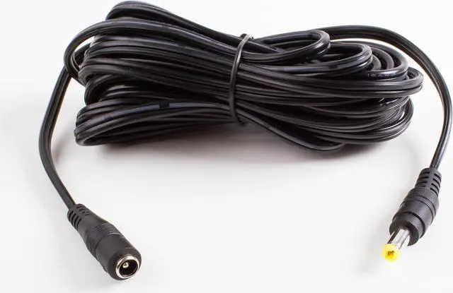 Alt view image 4 of 5 - LEDUPDATES 16ft DC Extension Power Cable 5.5MM X 2.1MM Plug, 16AWG Heavy Duty Cable for 5v 12v 24v LED Light, Home Security Camera Surveillance System, DVR and more