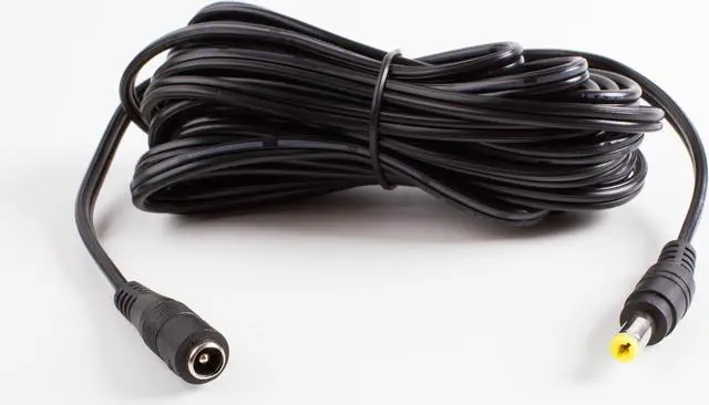 Alt view image 5 of 5 - LEDUPDATES 16ft DC Extension Power Cable 5.5MM X 2.1MM Plug, 16AWG Heavy Duty Cable for 5v 12v 24v LED Light, Home Security Camera Surveillance System, DVR and more