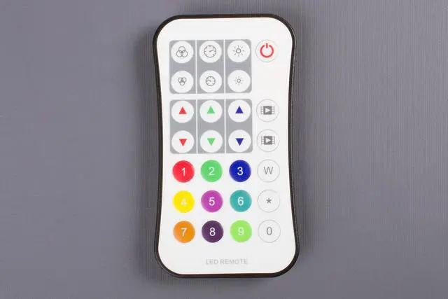 Alt view image 6 of 6 - LEDUPDATES Dream Color Chase Effect LED Light SPI Controller with remote for Individually Addressable WS2811 WS2813 Pixel Control Dream Color RGB LED Light strip with IC Drivers 5v 12v 24v