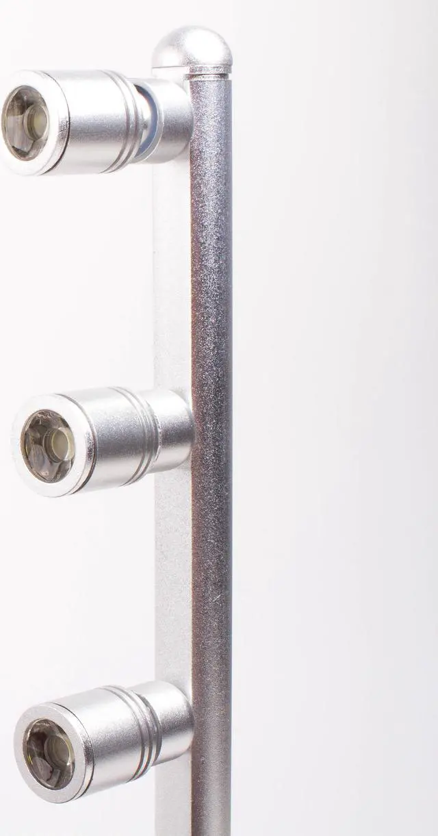 Alt view image 3 of 5 - JEWELRY LED POLE LIGHT MODEL FY-53M 8 INCHES SILVER 6000K