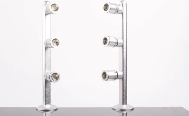 Main image of JEWELRY LED POLE LIGHT MODEL FY-53M 8 INCHES SILVER 6000K