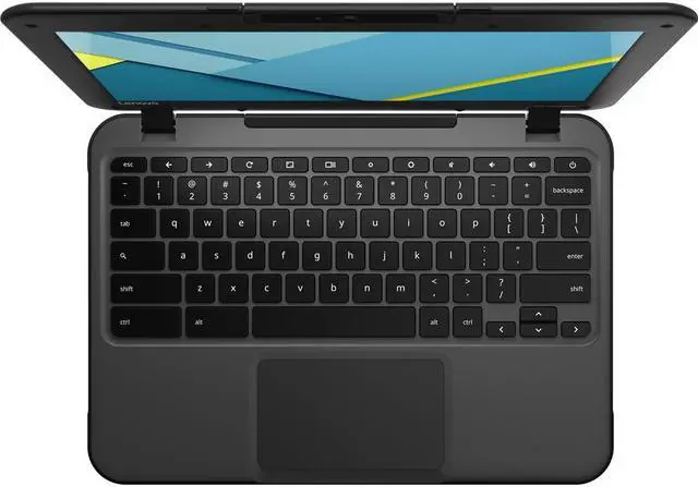 Alt view image 2 of 3 - Lenovo Chromebook N22-20 11.6-in Laptop - Intel Celeron N3050 1.60 GHz 4GB 16GB eMMC Chrome OS - Bluetooth, Webcam
