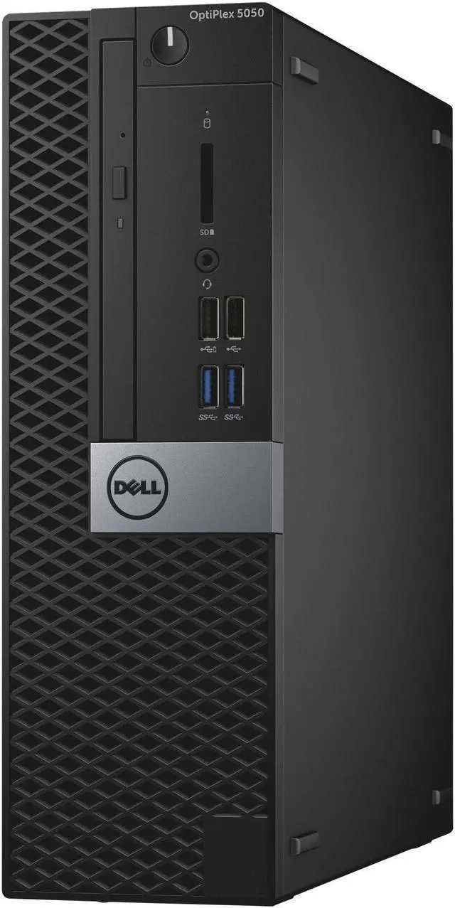 Alt view image 2 of 10 - Dell OptiPlex 5050 SFF PC - Intel Core i5 7500 6th Gen 3.40 GHz 16GB 256GB SSD DVD-RW Windows 10 Pro 64-Bit