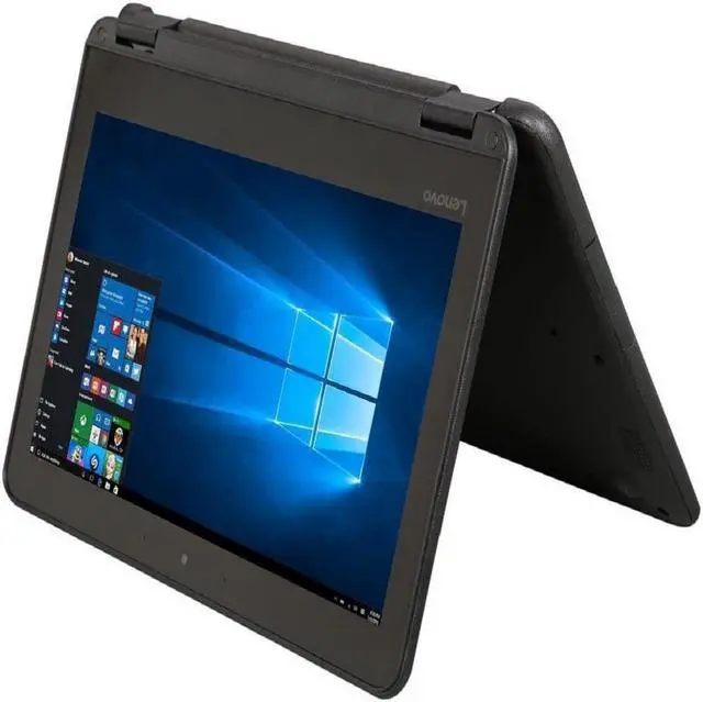 Alt view image 2 of 4 - Lenovo N23 11.6-in Laptop - 4GB RAM 128GB SSD Windows 10 Pro 64-bit - Bluetooth, Webcam, Touchscreen