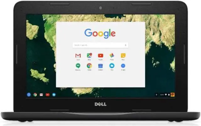 Main image of Dell Chromebook 11 3180 11.6-in Laptop - Intel Celeron N3060 1.60 GHz 4GB 16GB eMMC Chrome OS - Grade B