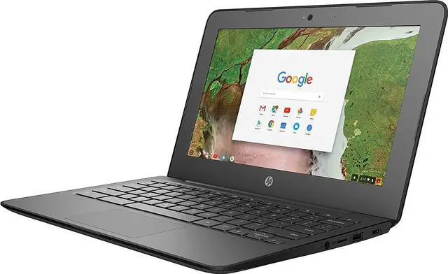 Alt view image 3 of 5 - HP Chromebook 11 G6 EE 3NU57UT#ABA 11.6-in Laptop - 4GB 16GB eMMC Chrome OS - Bluetooth, Webcam