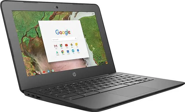 Alt view image 4 of 5 - HP Chromebook 11 G6 EE 3NU57UT#ABA 11.6-in Laptop - 4GB 16GB eMMC Chrome OS - Bluetooth, Webcam