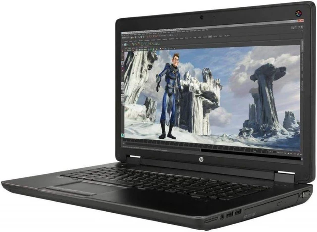 Alt view image 5 of 5 - HP ZBook 17 G2 17.3" - Intel Core i7-4810MQ 2.80GHz, 8GB RAM, SATA 2.5" 128GB SSD, DVD-RW, Windows 10 Pro 64-Bit - Webcam