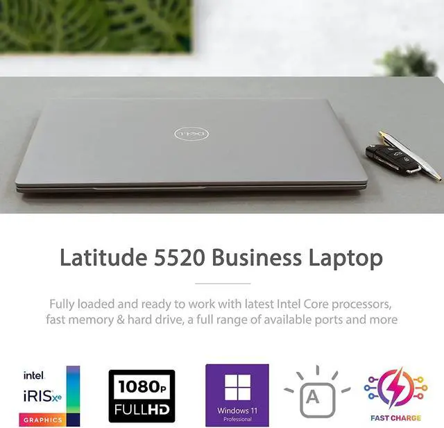 Alt view image 2 of 5 - DELL LATITUDE 5520 15.5" FHD INTEL 11TH GEN CORE I5-1145G7 2.60 GHZ - 16GB RAM, 512GB SSD - Touchscreen, Backlit Keyboard, Fingerprint Reader, Webcam, Bluetooth - Windows 11 Pro