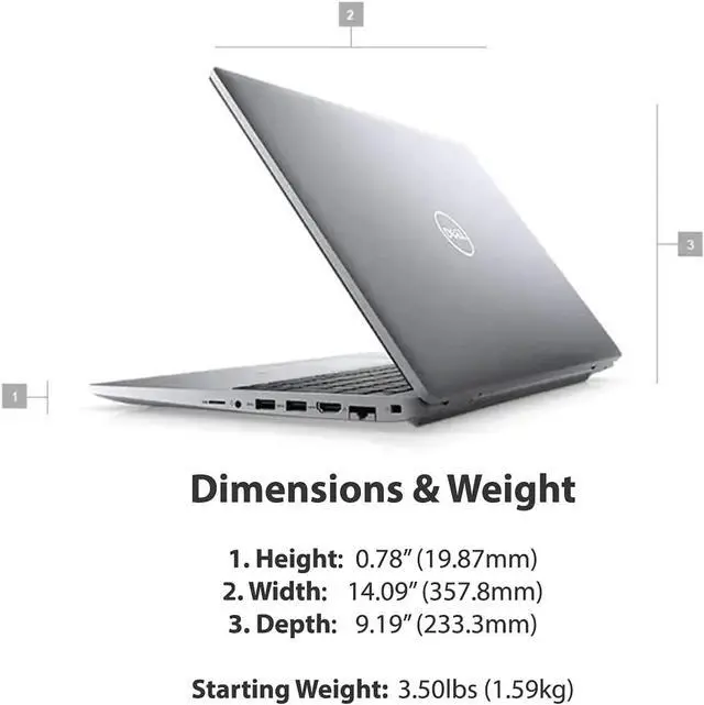 Alt view image 5 of 5 - DELL LATITUDE 5520 15.5" FHD INTEL 11TH GEN CORE I5-1145G7 2.60 GHZ - 16GB RAM, 512GB SSD - Touchscreen, Backlit Keyboard, Fingerprint Reader, Webcam, Bluetooth - Windows 11 Pro