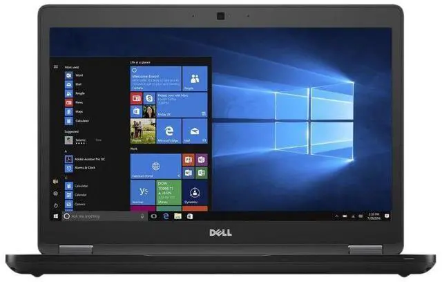 Main image of Dell Latitude 5480 14.0" - Intel Core i5-6300U 2.40GHz, 16GB RAM, PCIe M.2 M 1TB SSD, Windows 10 Pro 64-Bit - Webcam - Bluetooth