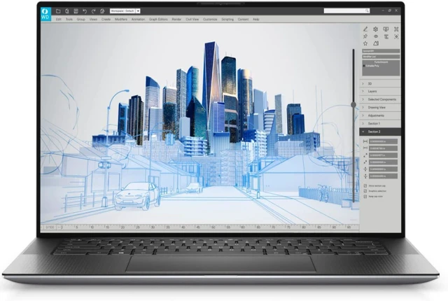 Main image of DELL PRECISION 5560 15.6" INTEL 11TH GEN CORE I7-11850H 2.50 GHZ - 32GB RAM, 1TB SSD - Backlit Keyboard, Fingerprint Reader, Webcam, Bluetooth - Windows 10 Pro