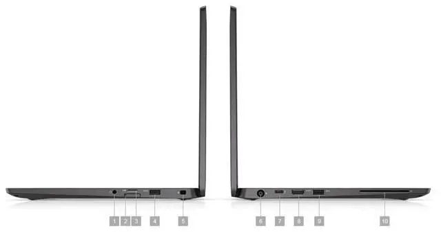 Alt view image 4 of 5 - Dell Latitude 7400 14.0" FHD Laptop - Intel Core i5-8365U 1.60GHz, 16GB RAM, PCIe M.2 512GB SSD, No Optical, Windows 11 Pro 64-Bit - Webcam - Bluetooth - SmartCard Reader - Fingerprint Reader