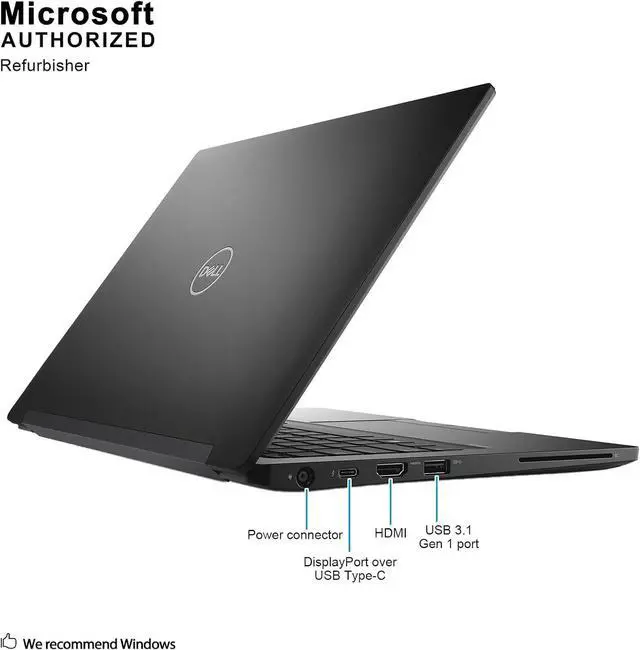 Alt view image 2 of 5 - DELL LATITUDE 7390 13.3" FHD INTEL CORE I7-8650U 1.90 GHZ - 32GB RAM, 512GB SSD - Webcam, Bluetooth - Windows 11 Pro